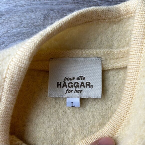 Vintage Hagger Pure Wool Sleeveless Cardigan Vest Made in Hong Kong - Picture 6 of 13